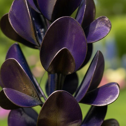 🔥Limited-time 50% off🌷Bluebonnet Lupine Metal Garden Stake, Rustic Outdoor Flower Sculpture for Lawn, Patio & Landscape Border Decor