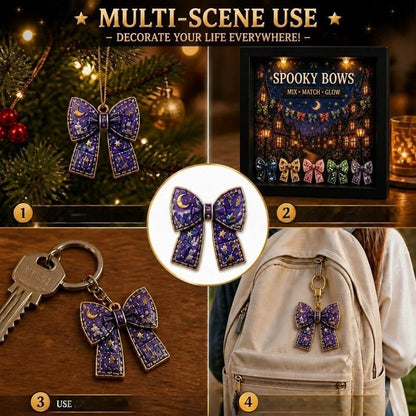 Little Bow Halloween Vacation 24-Day Advent Calendar (2026 Edition) | Spooky-Chic Collectible Bows with Glow-in-the-Dark Surprises