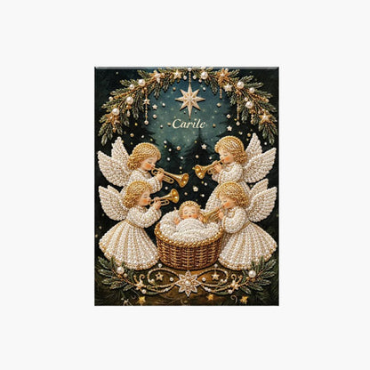 Nativity Scene Diamond Painting Kit – Christian Christmas Faith Art DIY Craft for Home Decor, Family Activity & Handmade Gifts