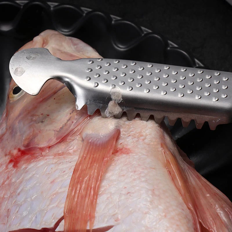 🐟2-in-1 Stainless Steel Fish Scaler