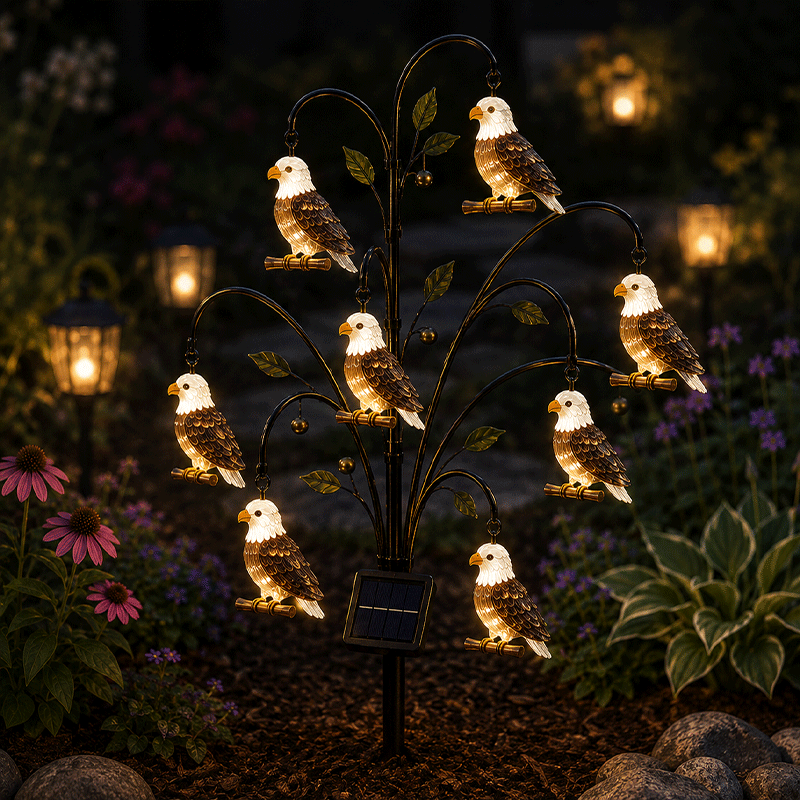 🦩Bird-Shaped Solar Stump Light