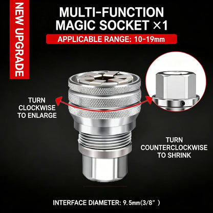 👨‍🔧【Father's Day Gift】🔧 Multi-Use Socket Wrench, Durable Repair Tool for Home & Auto Maintenancedeal Father's Day Gift