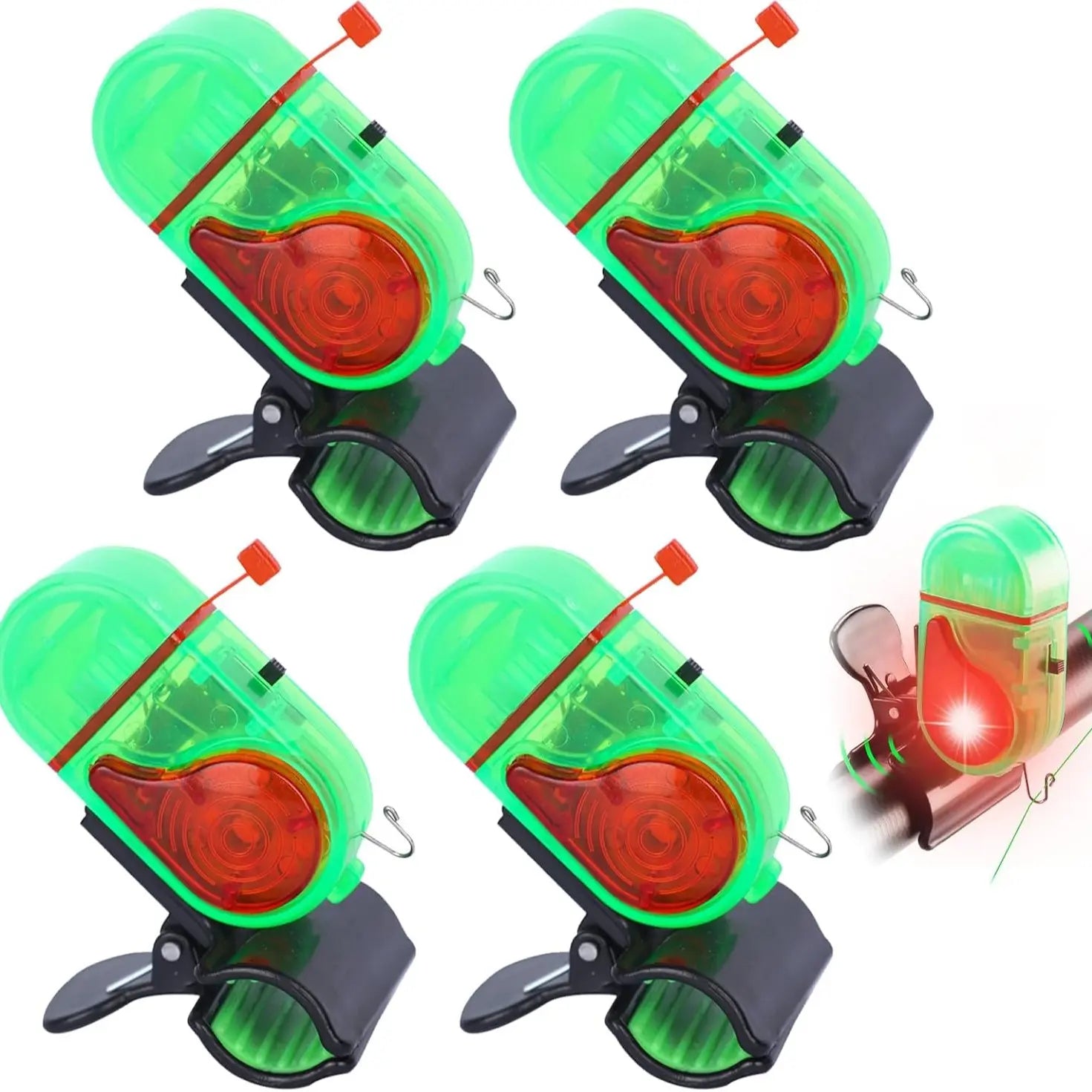 🔥Last Day 49% OFF -🎣Fishing Bite Alarm with Sound & LED Light