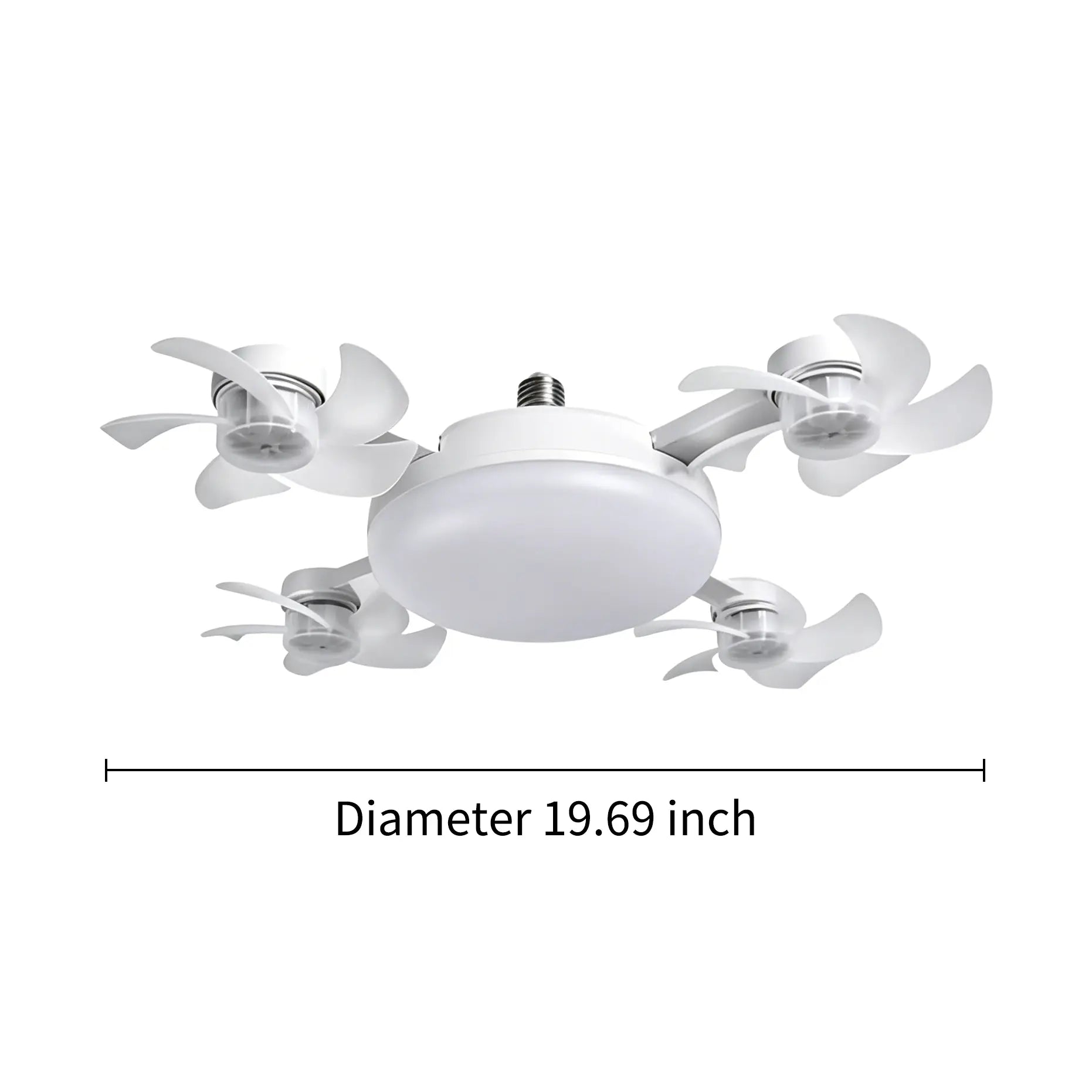 🔥Last Day 50%OFF💡2-in-1 Drone Fan Light-Silent LED Ceiling Fan with Remote