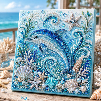 🌊🌊🔥 Last Day 50% OFF Big Sale - 🌊✨ Ocean Theme Pearl Art DIY Kit – Relaxing DIY Craft to Create Stunning Coastal Artwork