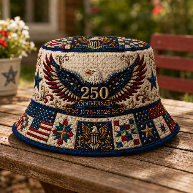 🔥🔥Patriotic Casual Printed Bucket Hat