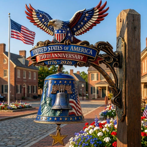 🔔USA 250th Anniversary Patriotic Hanging Bell