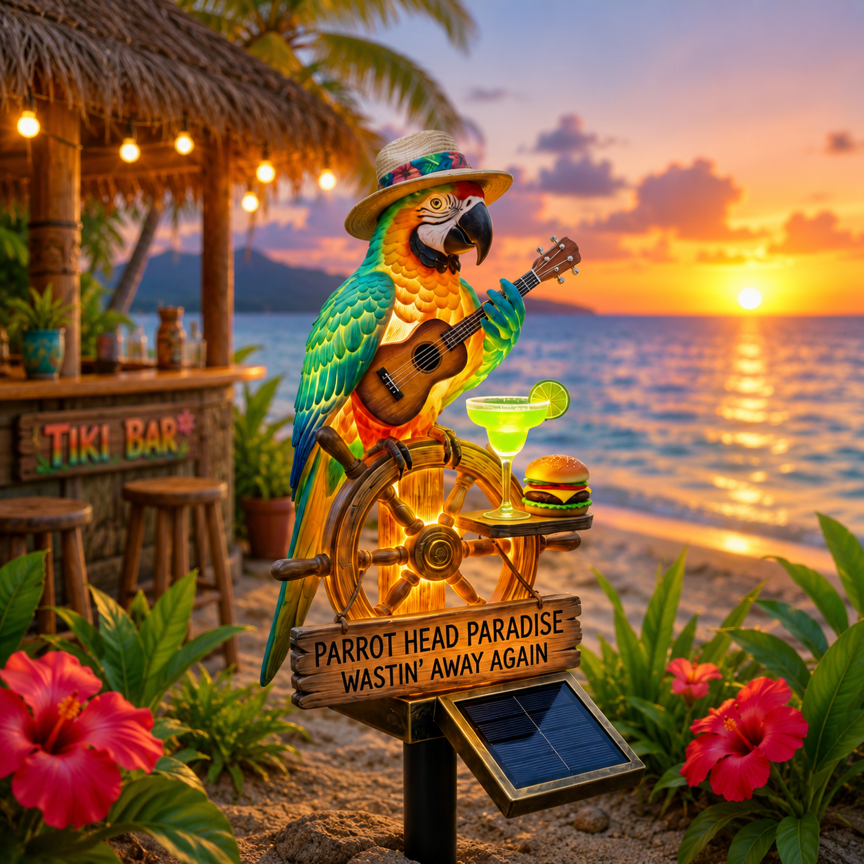 🔥Last Day 60% OFF🔥 - 🌴 Solar-Powered Parrot Garden Light – “Wastin ...